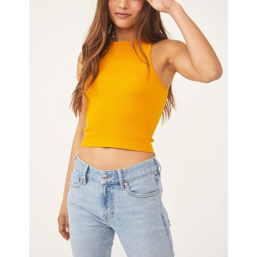 NWT Free People Hayley Racerback Brami / Bronzed